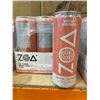 Image 1 : ZOA 12-Pack Energy Drink, White Peach, 355 mL Cans