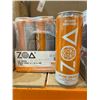 Image 1 : Zoa Energy Drink Wild Orange 12-Pack (12 x 355 mL)