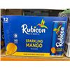 Image 1 : Rubicon Exotic Sparkling Mango Beverage 12-Pack, 355 mL Each