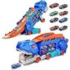 Image 1 : Dinosaur Deformation Cars Playset with Ramp and Vehicles