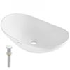 Image 1 : White Ceramic Vessel Sink