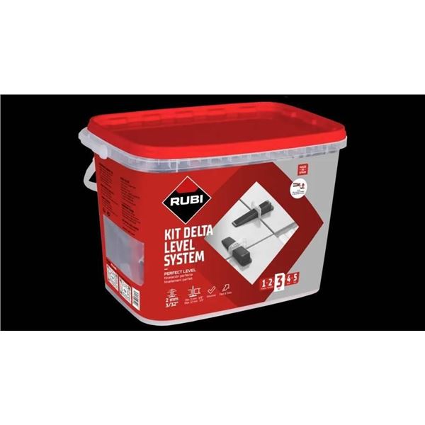 RUBI Kit Delta Level System with Tile Positioning Accessories