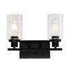 Image 1 : 2/3/4-Light Vanity Wall Light with E26 Bulb Compatibility