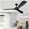 Image 1 : DingLiLighting Classic Ceiling Fan With Light Model X002HXIIXCI
