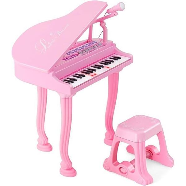 Pink Fascinating Melody Little Musician Piano with Model No.1504A