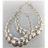 Image 1 : $100 Silver 6.62G Hoop Earrings
