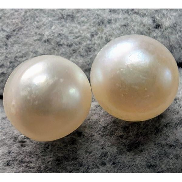Silver Fresh Water Pearl  Earrings