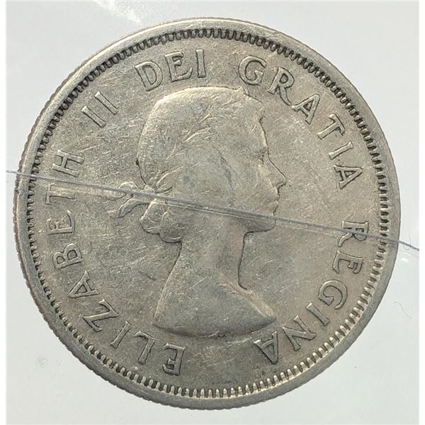 Silver 5.8G Canada 25Cent  Coin