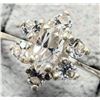 Image 2 : Silver Cz Cluster Ring