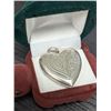 Image 3 : $70 Silver 4.65G Heart Locket Locket