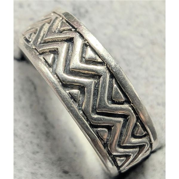 $60 Silver Band  Ring