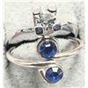 Image 1 : $70 Silver 2 Cz Ring  Set