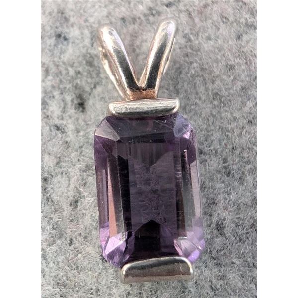 Silver Amethyst  Pendant