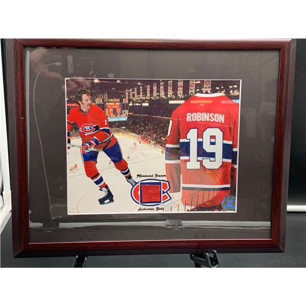 LARRY ROBINSON - MONTREAL FORUM GAME USED SEAT, with CERTIFICATE OF AUTHENTICITY: GREATS OF THE GAME