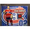 Image 2 : DOUG HARVEY #2- COLLECTOR FRAMED PICTURE WITH MONTREAL FORUM SEAT PIECE, : issued by: GREATS OF THE 