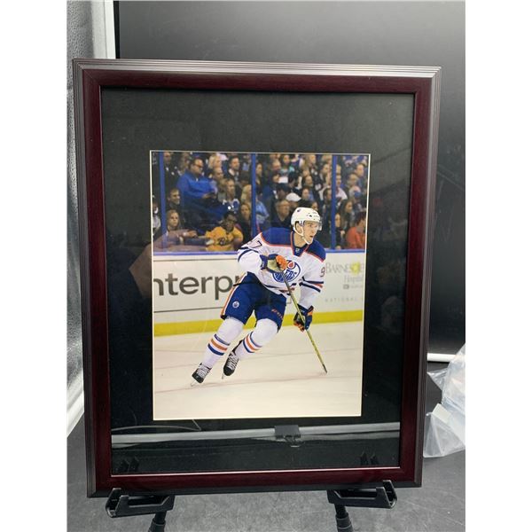 CONNOR MCDAVID - NHL FRAMED PICTURE, ITEM SIZE IS 12.5" X 15", PROFESSIONALLY FRAMED AND MATTED, REA