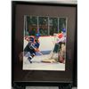 Image 1 : WAYNE GRETZKY BEHID THE NET NHL FRAMED PICTURE, ITEM SIZE IS 12.5" X 15", PROFESSIONALLY FRAMED AND 