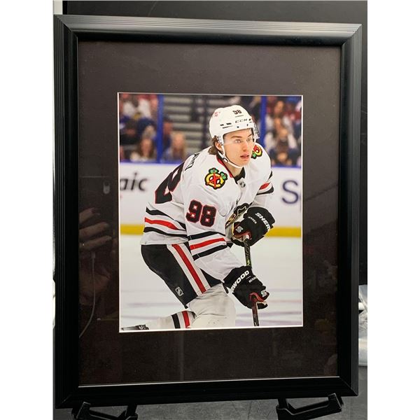 CONNOR BEDARD ROOKIE NHL FRAMED PICTURE, ITEM SIZE IS 12.5" X 15", PROFESSIONALLY FRAMED AND MATTED,