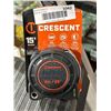 Image 1 : Crescent 8m/26ft Tape Measure with 15ft Reach and 360-Degree Hook