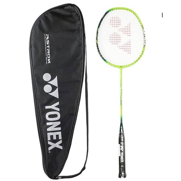 Yonex Astrox 01 Feel Strung Badminton Racquet with Protective Cover Lime Graphite
