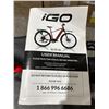 Image 6 : IGO Electric Elite 3D Red eBike With Accessories and User Manual