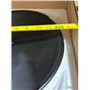 Image 3 : Oval Black Ceramic Vessel Bathroom Sink (14.2-in x 24.2-in)