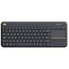 Image 1 : Logitech K400 Plus Wireless Touch TV Keyboard With Easy Media Control and Built-in Touchpad, HTPC Ke