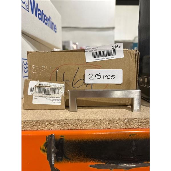 25-Piece Satin Nickel Cabinet Pulls with Screws (Model PEALCICIA-1R5SN-102-25P)