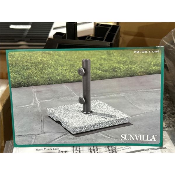 Sunvilla Granite Stone Umbrella Base, Model 1713402,