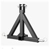 Image 1 : 3 Point 2″ Trailer Hitch Receiver Heavy Duty Tractor Drawbar Adapter Quick Hitch Category 1