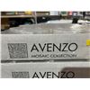 Image 3 : Avenzo 12-in x 12-in White Marble Arabesque Mosaic Tiles – 5/box