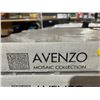 Image 3 : Avenzo 12-in x 12-in White Marble Arabesque Mosaic Tiles – 5/box