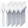Image 1 : Prestee 300 Clear Plastic Forks – Heavy Duty Utensils – Disposable Forks [x=#8211/