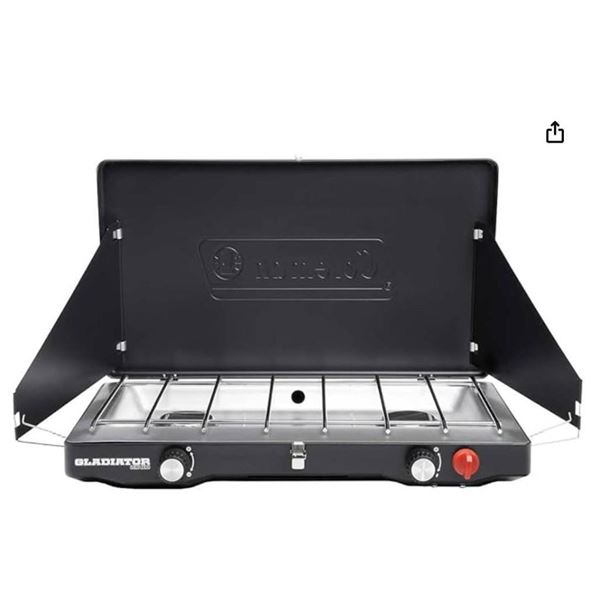 Coleman Gladiator 20,000-BTU 2-Burner Outdoor Camping Stove