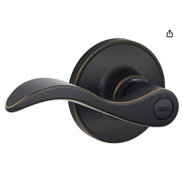 Schlage Bed and Bath Door Handle EZ Install