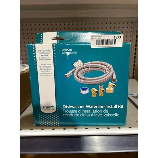 Smart Choice Dishwasher Waterline Install Kit with 6 ft Hose