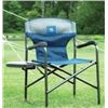 Image 1 : Timber Ridge Blue Folding Chair with Side Table and Cup Holder