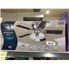 Image 2 : Harbor Breeze Noranda Bay 42-in Brushed Nickel LED Ceiling Fan – 5-Blade
