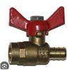 Image 1 : Waterline 1/2 Inch Sweat x 1/2 Inch PEX Ball Valve T-Handle – Lot of 10