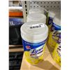 Image 1 : Lysol Advanced Disinfecting Wipes Lemon & Lime Blossom, 3×110 Count