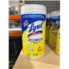 Image 2 : Lysol Advanced Disinfecting Wipes Lemon & Lime Blossom, 3×110 Count