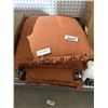 Image 2 : Lot of 4  NB Nobia Decorative Throw Pillows with Fringe Trim – Burnt Orange