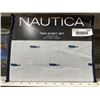 Image 2 : Nautica Twin Sheet Set, 100% Cotton, 200 Thread Count
