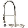 Image 1 : Single-Handle Pull-Down Kitchen Faucet with Installation Guide