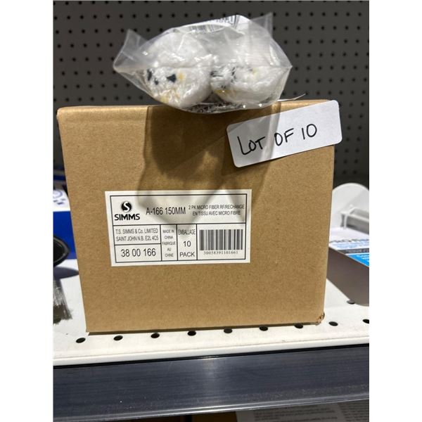 Simms 4-166 150MM 10-Pack Paint Rollers for Smooth Surfaces