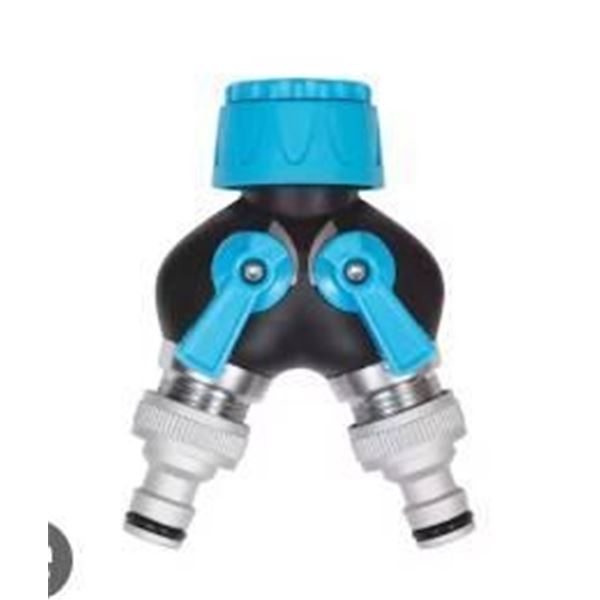 Pro Flow Twin Tap Connector with Two Independent Controls