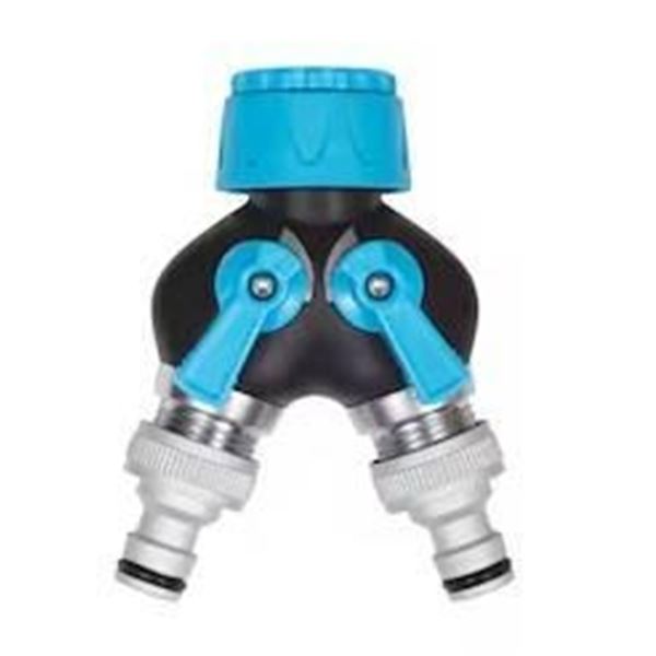 Pro Flow Twin Tap Outdoor Faucet Splitter