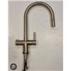 Image 1 : Two-Handle Pull-Down Kitchen Faucet with Installation Components