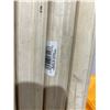 Image 2 : Lot of 4, 1″x4′ Wooden Dowels with Barcode Label