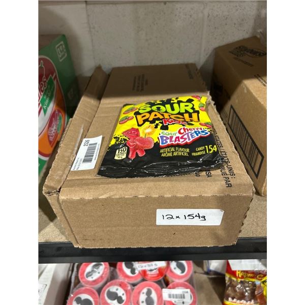 Sour Patch Kids Sour Cherry Blasters Case – 12 x 154g